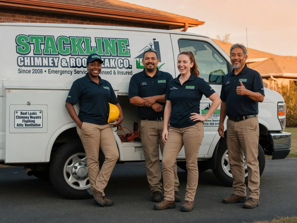 Chimney flashing repair company in Sherwood, ND